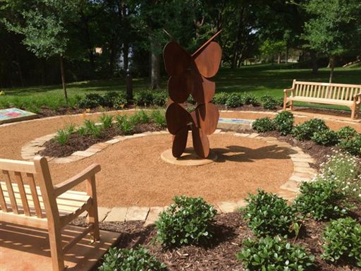 TEXAS HEALTH CANCER CENTER PATIO AND BUTTERFLY GARDEN